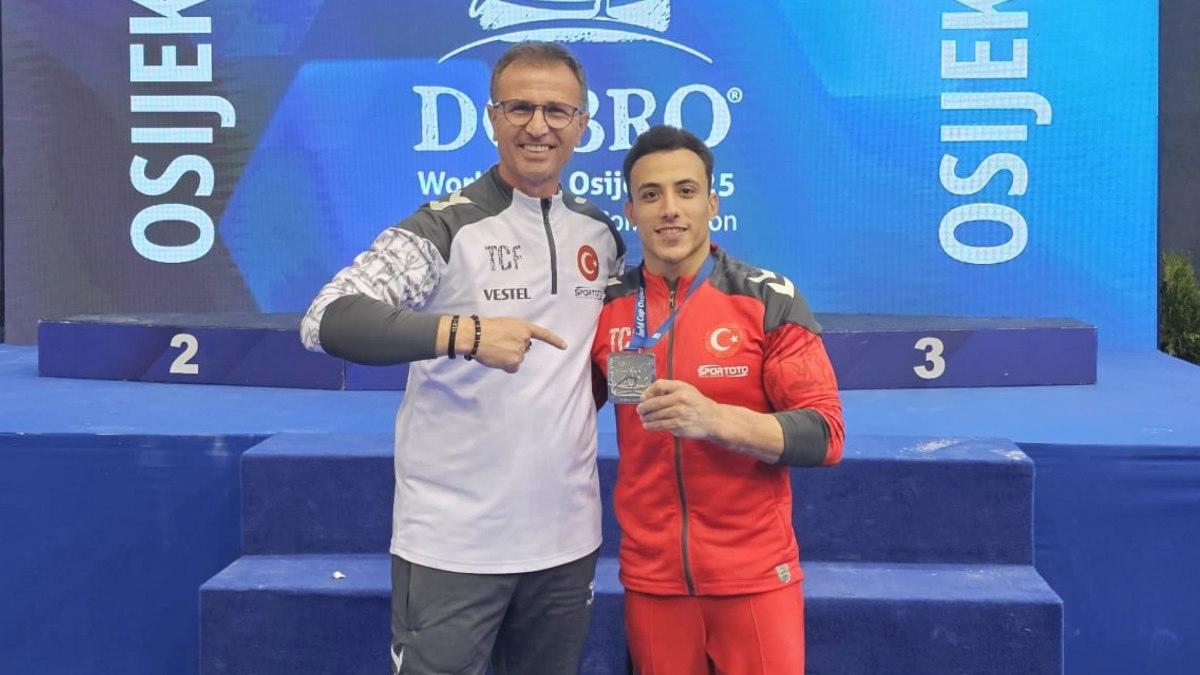 Adem Asil, Dünya Kupası’nın Osijek ayağında altın madalya kazandı