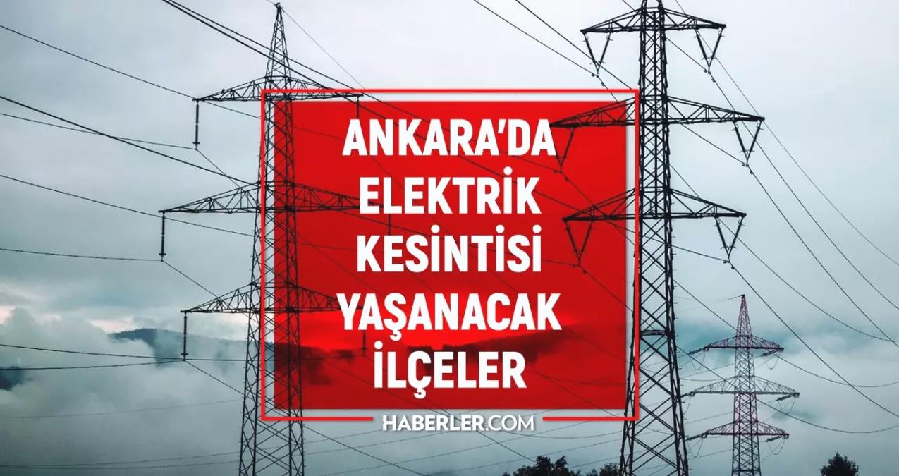 Ankara elektrik kesintisi! 8 Nisan Ankara’da elektrik kesintisi ne zaman bitecek, elektrikler ne zaman gelecek?