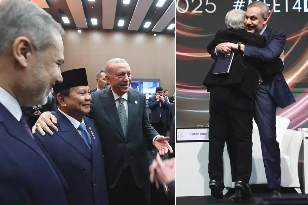 Antalya Diplomasi Forumu’ndan dikkat çeken kareler! Bakan Fidan görür görmez sarıldı