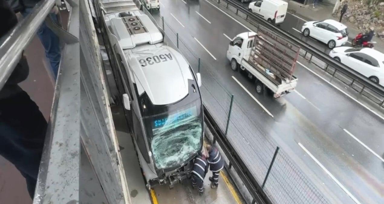 Avcılar’da metrobüs kazası: Yaralılar var