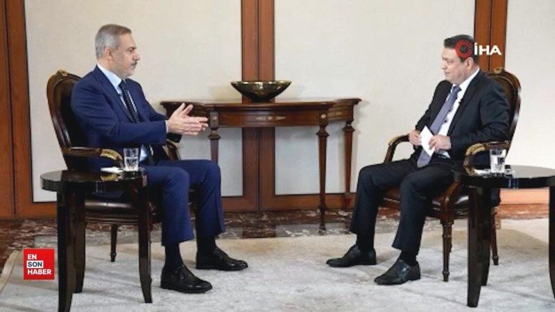 Bakan Fidan Irak televizyonu UTV’ye konuştu