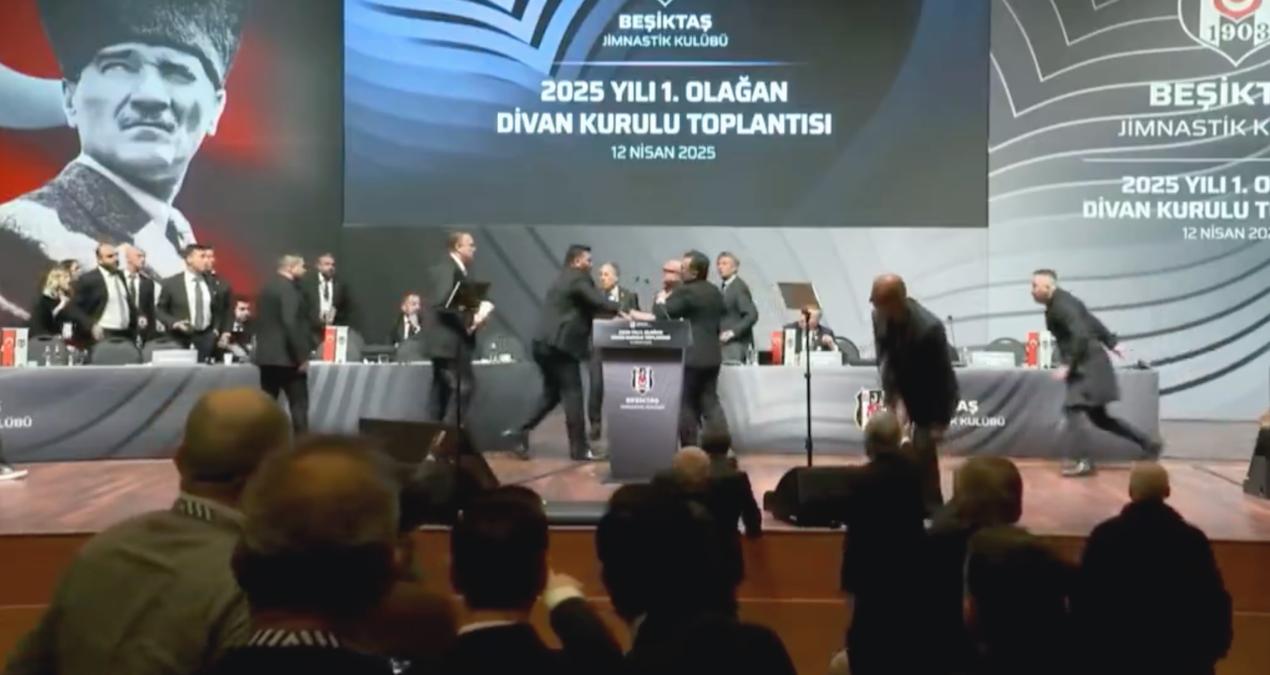 Beşiktaş Divan Kurulu’nda kavga! Hasan Arat’a yumruk