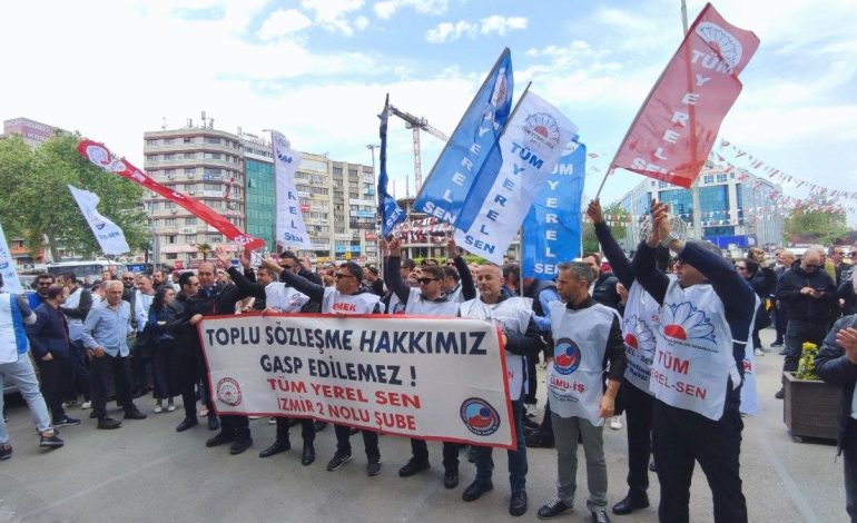 CHP’li Konak Belediyesi’nde tazminatlarını alamayan memurlar iş bıraktı