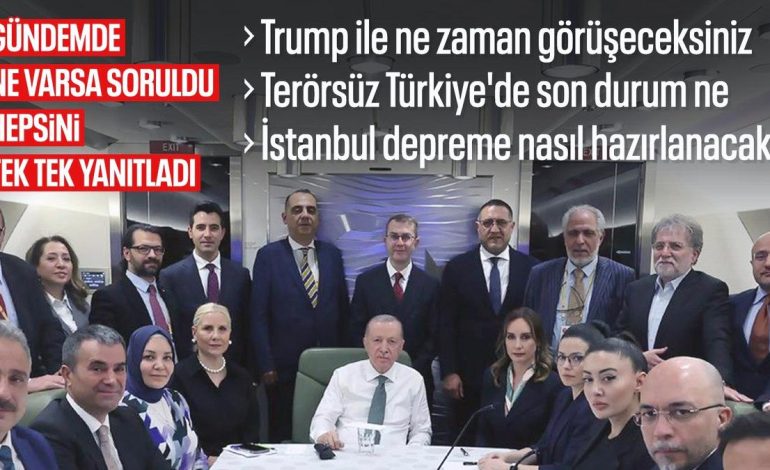 Cumhurbaşkanı Erdoğan’dan İtalya ziyareti dönüşü gündem değerlendirmesi