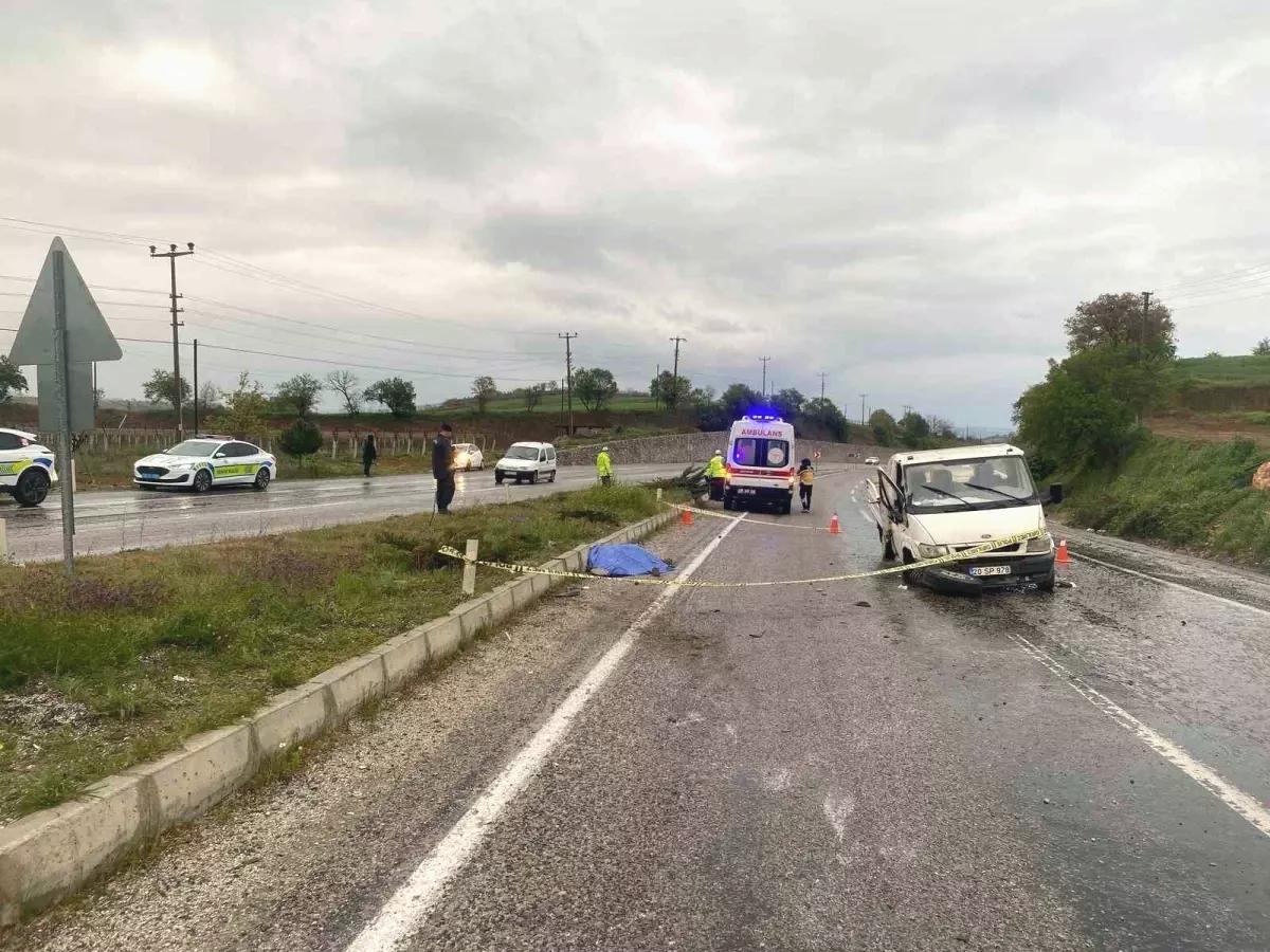 Denizli’de Kamyonet Kazası: 1 Ölü, 2 Yaralı