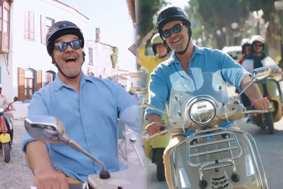 Dünyaca ünlü markanın reklam yüzü olan Beyazıt Öztürk’ten motosikletle özgürlük turu