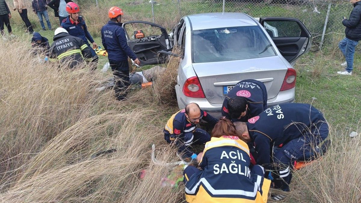Hatay’da otomobil devrildi: 1 kişi hayatını kaybetti