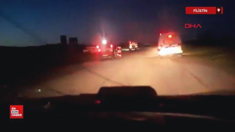 İsrail sağlık çalışanlarının bulunduğu konvoya ateş açtı