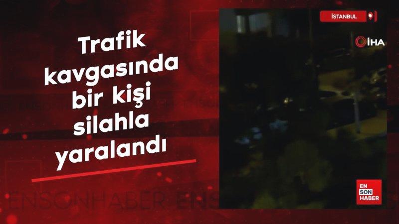 İstanbul’da trafik kavgasında bir kişi silahla yaralandı