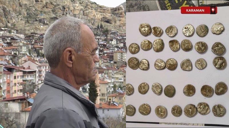 Karaman’da gümüş sikkeleri teslim etmişti: Ödülü az buldu, dava açtı