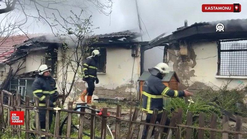 Kastamonu’da yanan evde cansız beden bulundu
