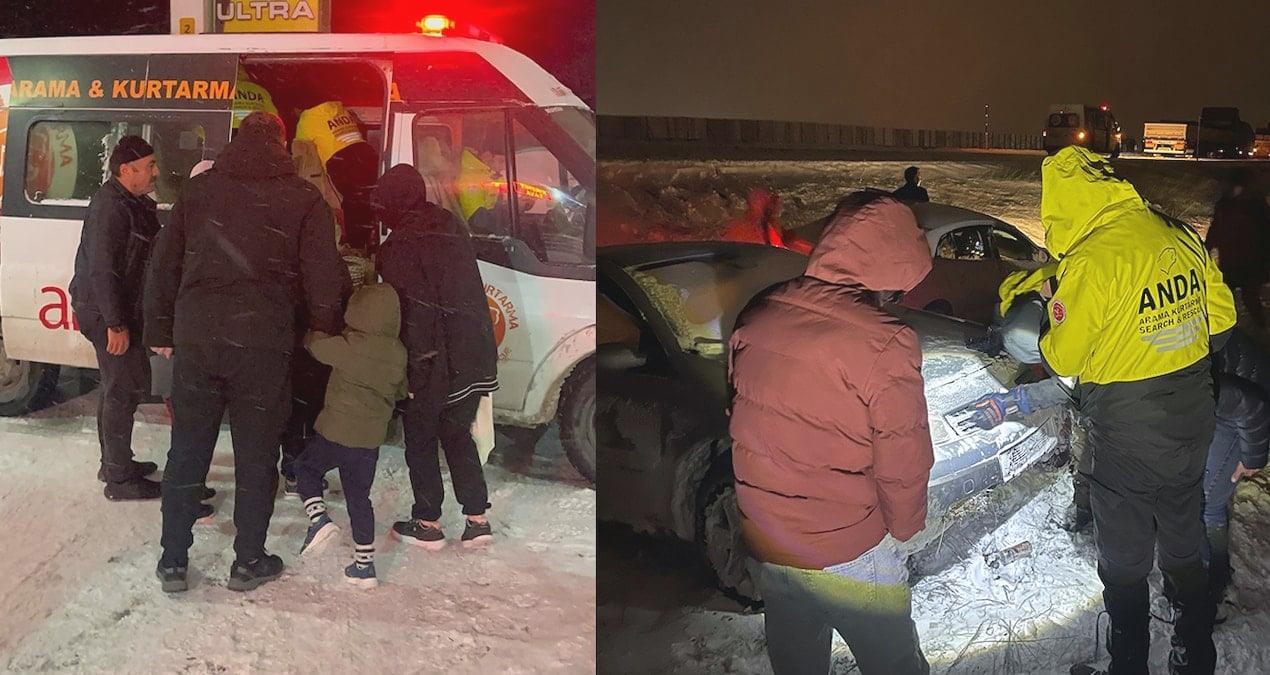 Kayseri’de tipi nedeniyle mahsur kalan 755 kişi kurtarıldı