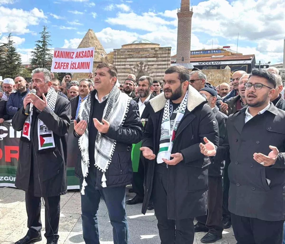 Kırşehir’de Gazze İçin Destek Yürüyüşü