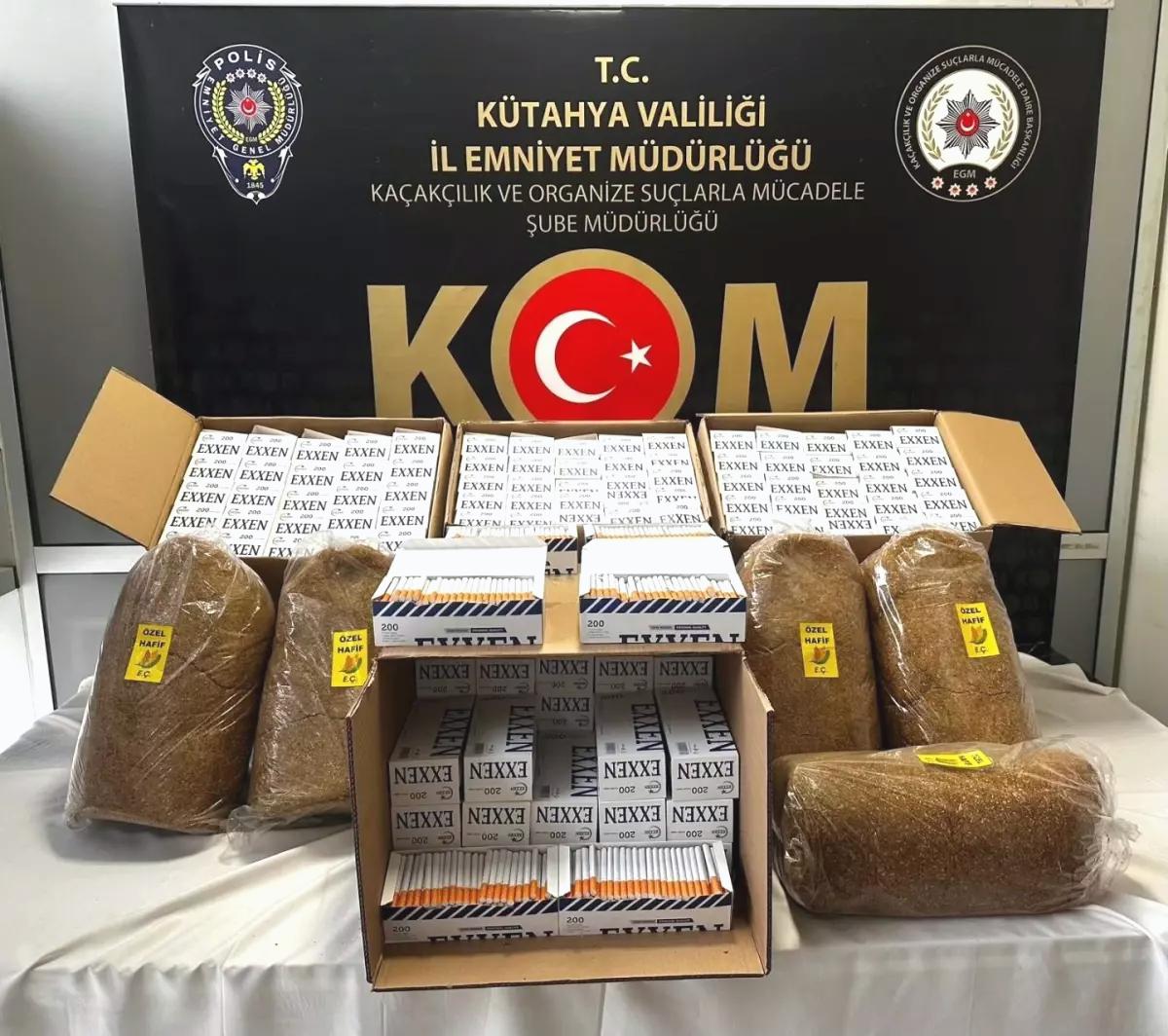Kütahya’da Kaçak Tütün Operasyonu