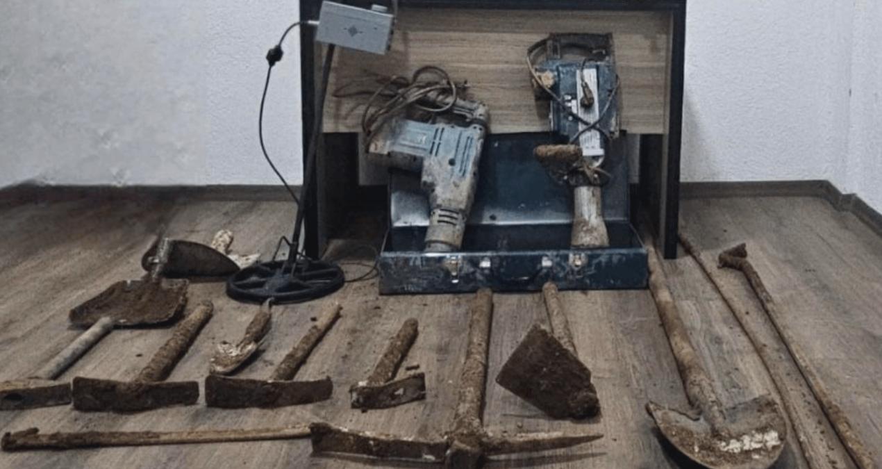 Muğla’da kaçak kazı operasyonu 5 kişi tutuklandı