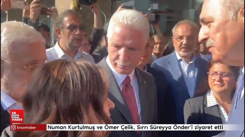 Numan Kurtulmuş ve Ömer Çelik, Sırrı Süreyya Önder’i ziyaret etti