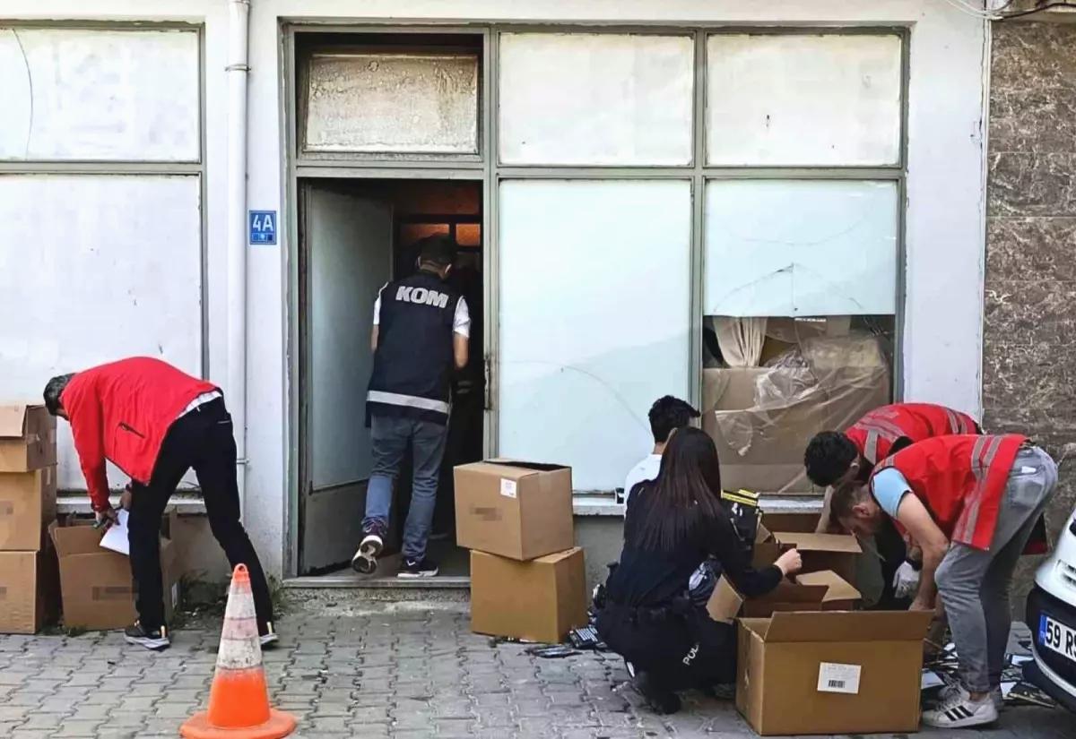 Tekirdağ’da Kaçak Tütün Operasyonu