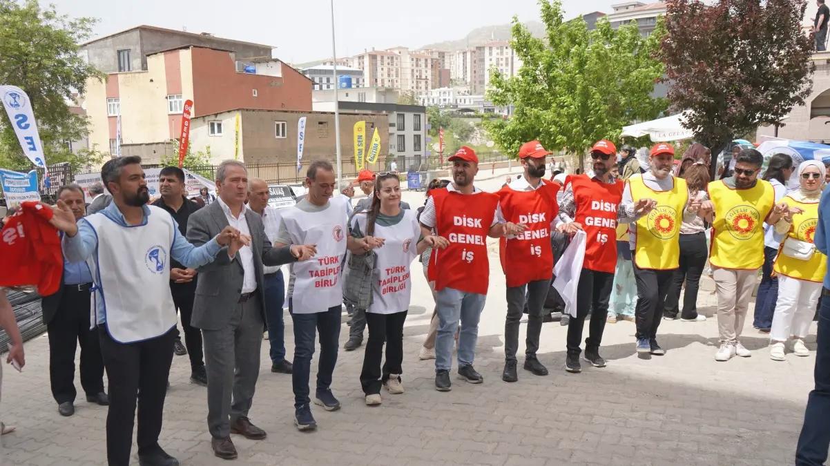 1 Mayıs Emek ve Dayanışma Günü Mardin, Şırnak, Siirt, Batman, Tunceli ve Elazığ’da kutlandı