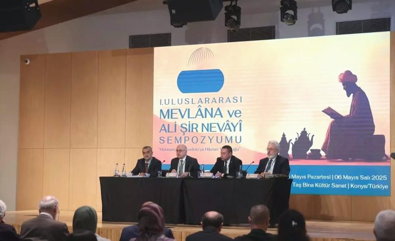 1. Uluslararası Mevlana ve Ali Şir Nevayi Sempozyumu Konya’da Başladı