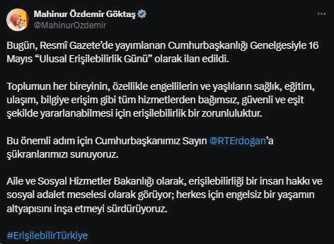 16 Mayıs “Ulusal Erişilebilirlik Günü” ilan edildi