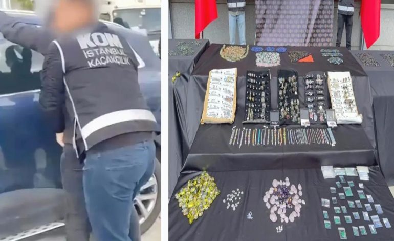 250 Milyon Liralık Kaçak Taşlar Ele Geçirildi