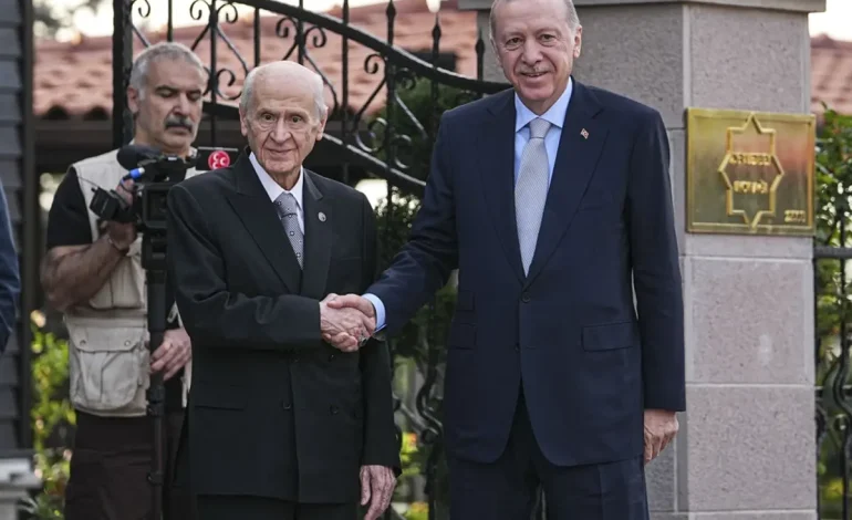 35 dakikalık zirve! İşte Erdoğan-Bahçeli görüşmesinin perde arkası