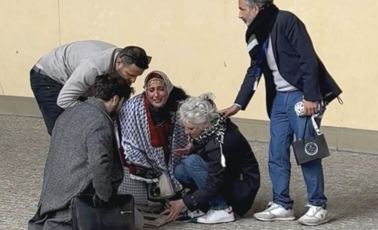 AB Komisyonu önünde ‘Gazze’ye ağıt
