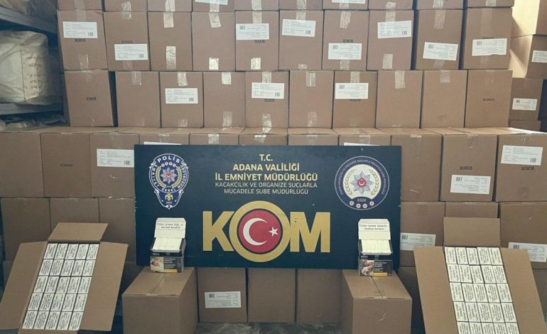 Adana’da dev makaron operasyonu!