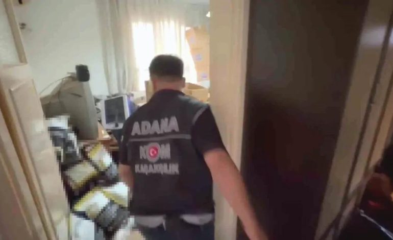Adana’da Kaçak Tütün Operasyonu