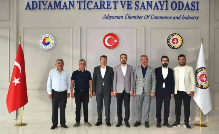 Adıyaman Belediye Başkanı Tutdere, Ticaret ve Sanayi Odası’nı Ziyaret Etti
