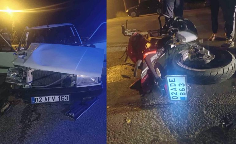 Adıyaman Gölbaşı’nda otomobil ile motosiklet çarpıştı: 1 ölü, 2 yaralı