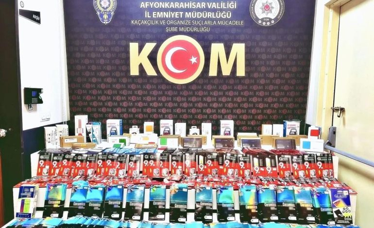 Afyon’da Kaçakçılık Operasyonu