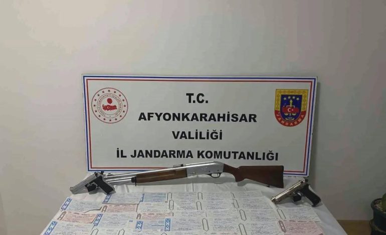 Afyonkarahisar’da Tefecilik Operasyonu