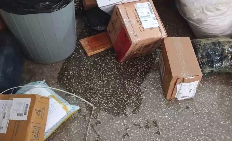 Ağrı’da Kargo Krizi: Suya Düşen Paketler