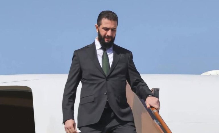 Ahmed Şara’dan ilk Avrupa ziyareti: Paris’e gitti