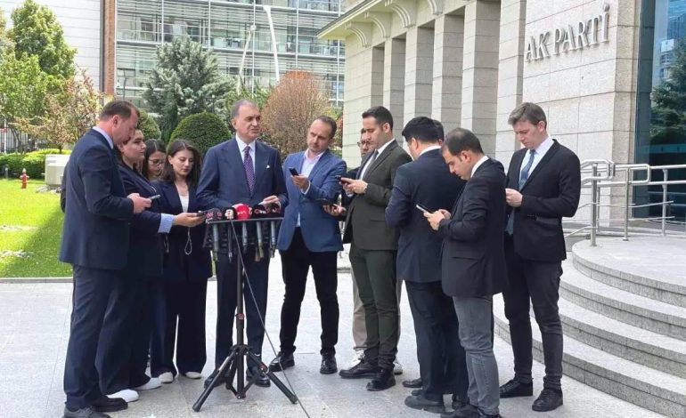 AK Parti Sözcüsü Çelik: “Terörsüz Türkiye süreci bir devlet politikasıdır ve bu çerçevede bütün bu hassasiyetler tüm boyutlarıyla takip edilmektedir”