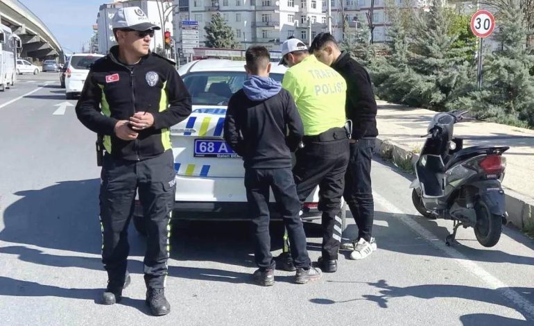 Aksaray’da Ehliyetsiz Motosiklet Süsleyeni 54 Bin Lira Ceza