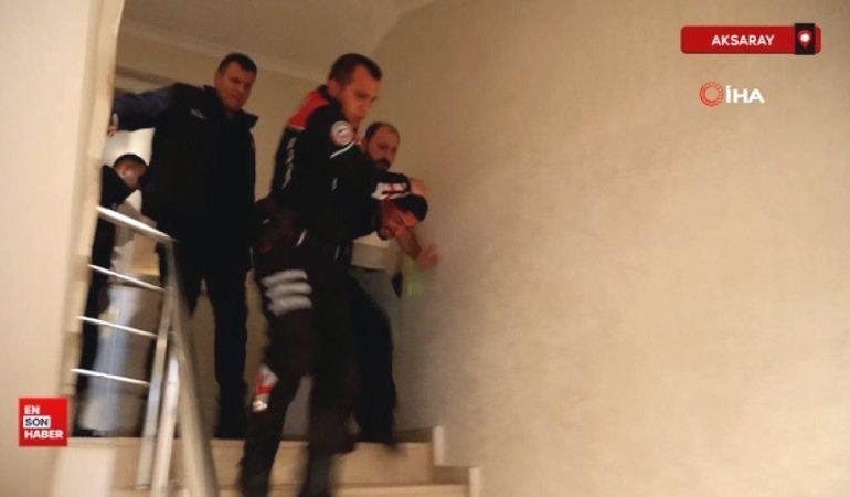 Aksaray’da oyuncak tabancayla polisi alarma geçirdi