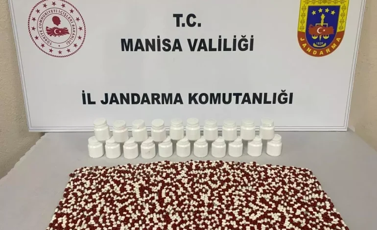 Alaşehir’de 2.458 Sentetik Ecza Hapı Ele Geçirildi