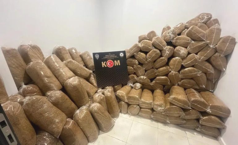 Amasya’da 1.5 Milyon TL’lik Kaçak Tütün Ele Geçirildi