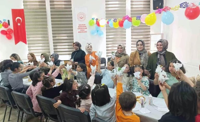 Anneler ve Çocuklar Eğleniyor Etkinliği Erzurum’da Gerçekleşti