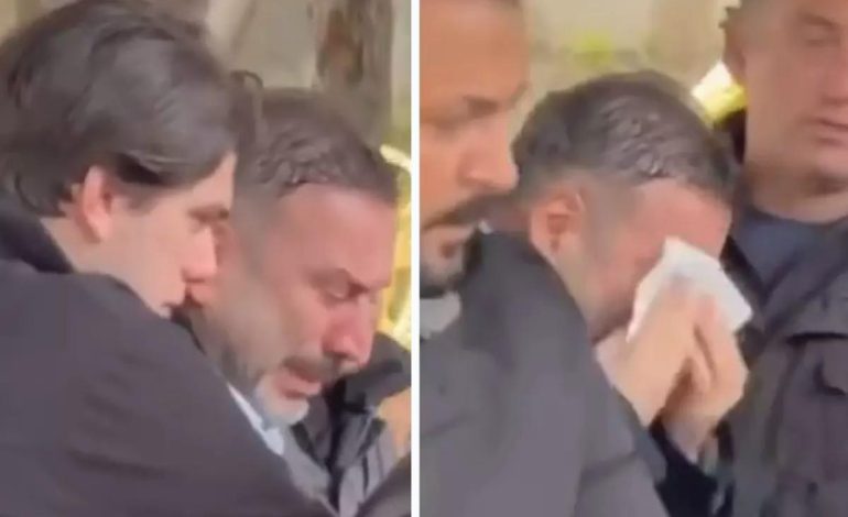 Annesini toprağa veren Ertem Şener hüngür hüngür ağladı