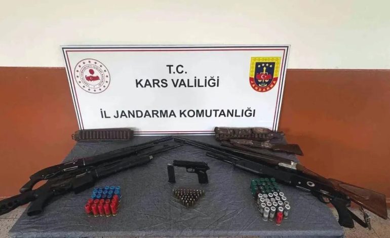 Arpaçay’da Silah Operasyonu