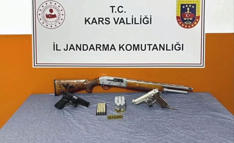 Arpaçay’da Silah Operasyonu