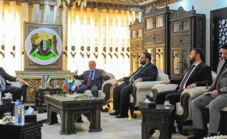 Azerbaycan Başbakan Yardımcısı Suriye’de