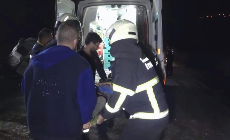 Bafra’da Minibüs Kazası: 1 Ölü, 4 Yaralı