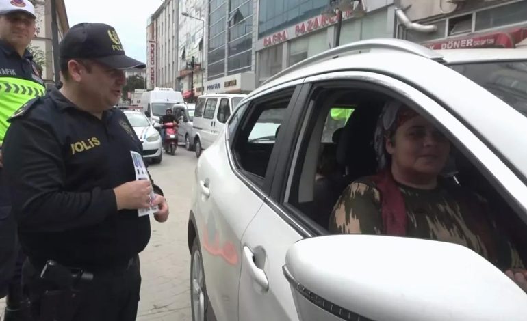 Bafra’da Trafik Haftası Etkinliği Düzenlendi