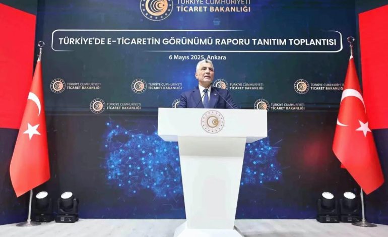 Bakan Bolat: “e-Ticaret hacmi bir önceki yıla göre yüzde 61,7’lik bir artışla 3 trilyon 162 milyon liraya ulaştı”