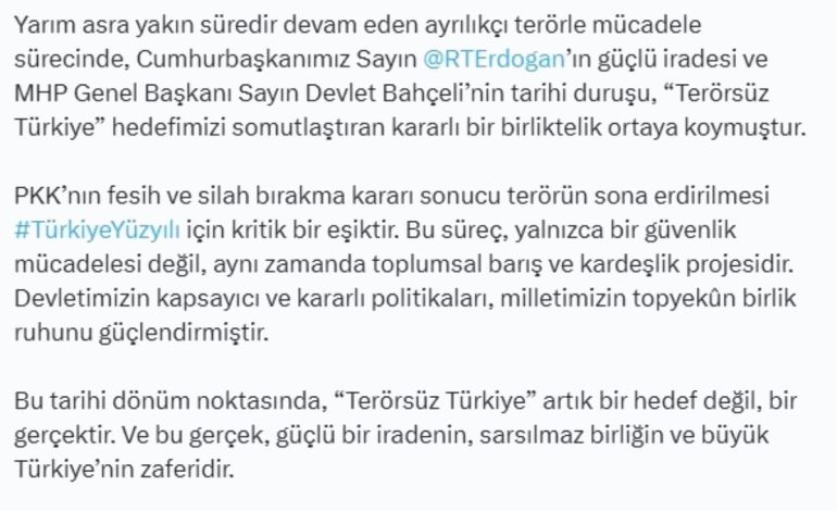 Bakan Göktaş: ‘Terörsüz Türkiye artık bir gerçektir’
