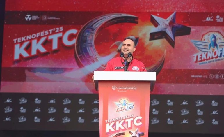 Bakan Kacır, TEKNOFEST KKTC’nin kapanış töreninde konuştu Açıklaması